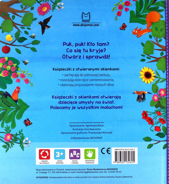 Książeczka z okienkami Na wsi Agnieszka Bator