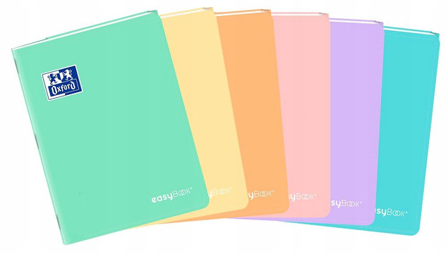 Oxford EasyBook zeszyt w kratkę A4 pastel 60 kartek