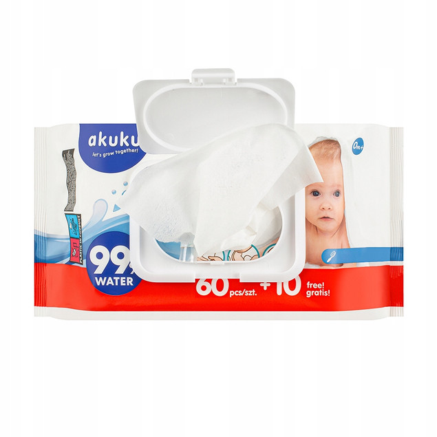 Wielorazowe Wieczko Przyklejany Dyspozytor Do Chusteczek Nawilżanych Akuku