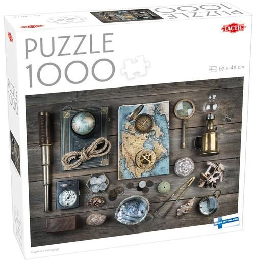 Tactic Puzzle 1000 "Captain's belongings" - Ekwipunek Kapitana