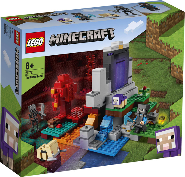 LEGO Minecraft Zniszczony Portal 316el. 8+ 21172
