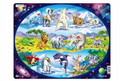 Larsen Puzzle Maxi Zwierzęta Świata LA-CZ3 19686 - Układanka Edukacyjna
