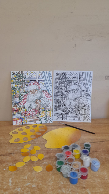 Malowanki Ravensburger Mikołaj