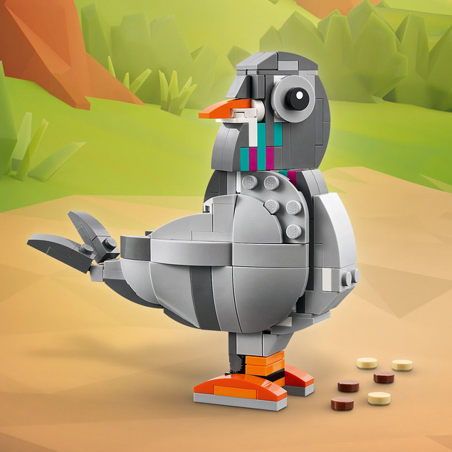 LEGO Creator 3 w 1 31163 Figlarny Kotek - Kot, Pies, Gołąb