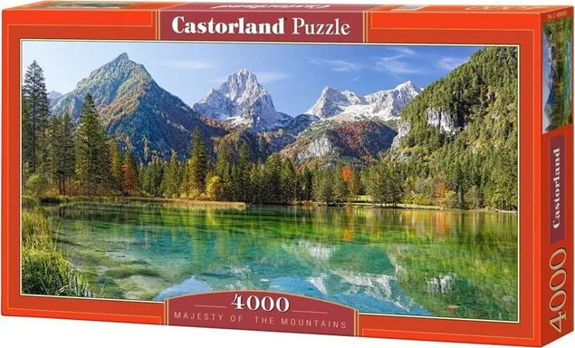 Puzzle 4000 Układanka Krajobraz GÓRY Widok Jezioro Natura 9+ Castorland