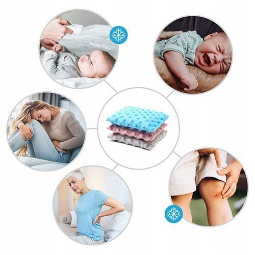 Termofor z pestek wiśni Babyono różowy 150 l