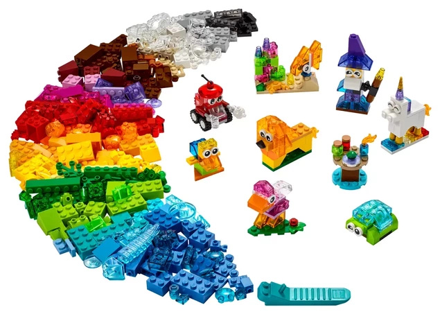LEGO CLASSIC Kreatywne przezroczyste klocki 11013