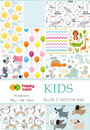 Blok Papier Kreatywny Ozdobny z Motywami KIDS A4/15K 80g Happy Color
