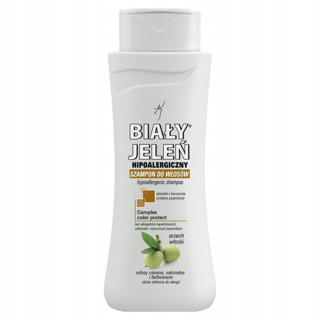 Biały Jeleń szampon do włosów ciemnych orzech włoski 300ml