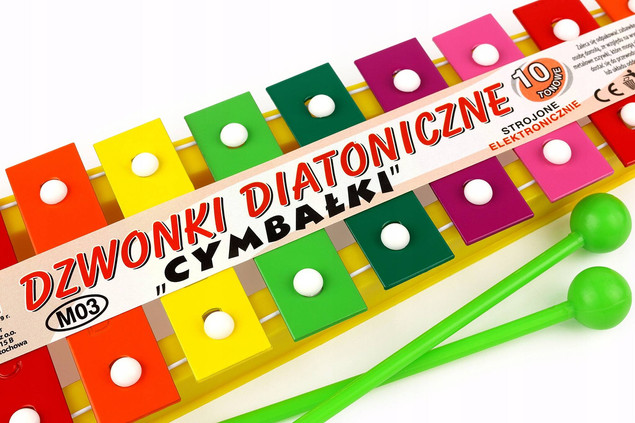Cymbałki diatoniczne 10-tonowe dla dzieci – Marek