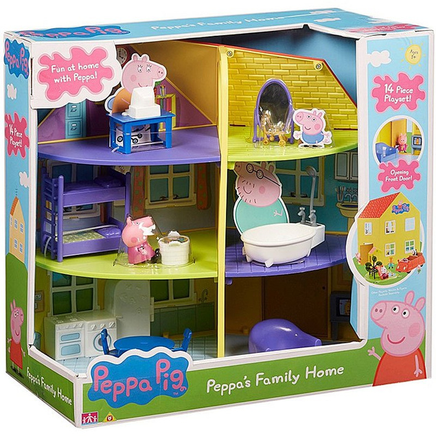 Tm Toys zestaw Świnka Peppa Domek Rodzinny PEP06384