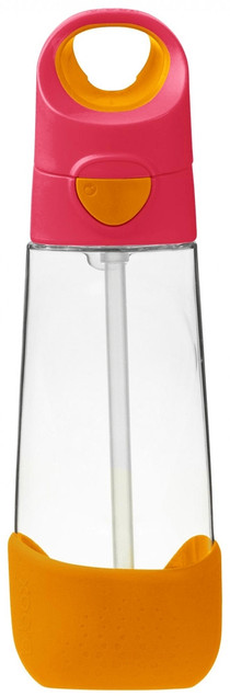 B.Box Bidon Tritanowy 600 ml Strawberry Shake ze Słomką dla Dzieci