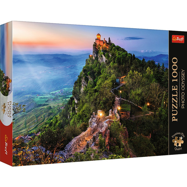 Puzzle 1000 Wieża Cesta San Marino – Trefl