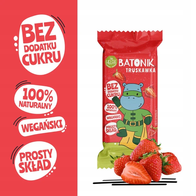 Batonik truskawka 20 g HELPA_2