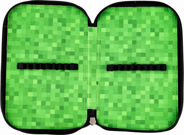 Piórnik Szkolny Minecraft Astra Dwuklapkowy Podwójny Bez Wyposażenia