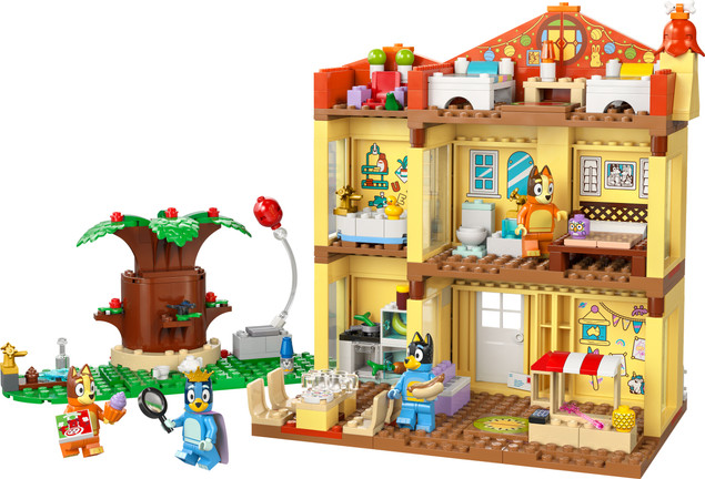 LEGO Bluey 11203 Bluey i jej rodzinny dom Zestaw dla dzieci 4+