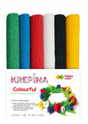 Krepina Marszczona KOLOROWA 25x100cm 6 Kolorów Happy Color