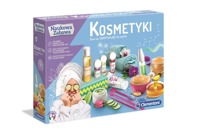 Fabryka Kosmetyków Dla Dzieci Spa Naukowa Zabawa 8+ Clementoni