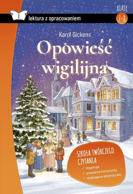 Opowieść Wigilijna Lektura z Opracowaniem Charles Dickens SBM (BR)
