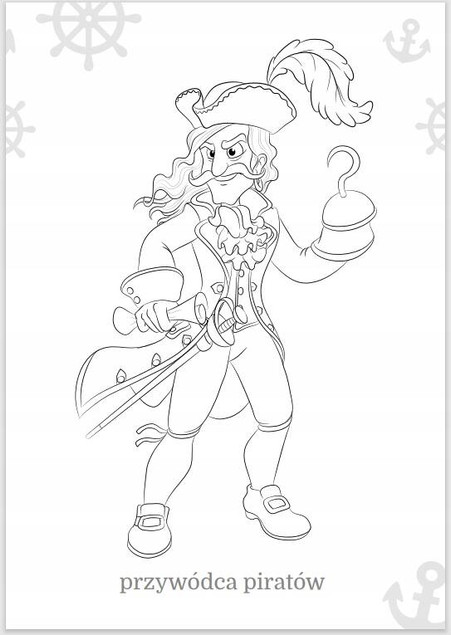 Kolorowanka Maluszkowe Malowanie Piraci 2+ Skrzat