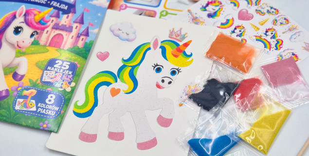 Sand painting kit unicorn – Alexander