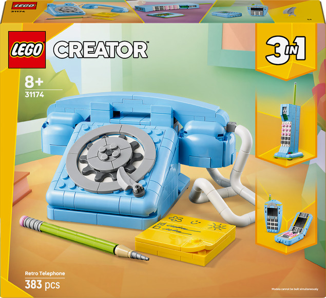 Klocki LEGO Creator 3w1 Telefon Retro 31174 8+ 383 el.