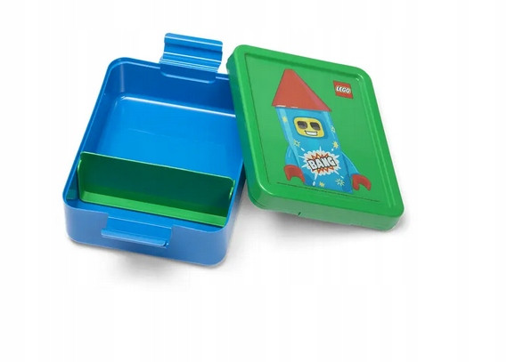 LEGO Lunch Box Śniadaniówka Chłopiec PETARDA 40520800 z Przegródką Bez BPA