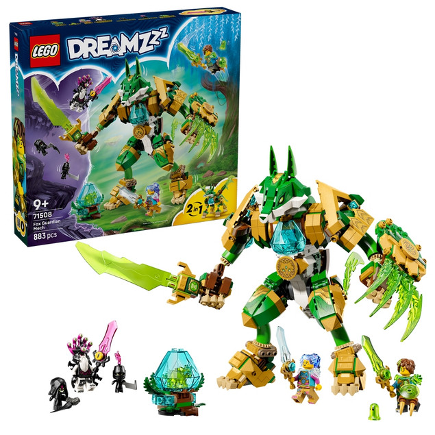 LEGO DREAMZzz Lisi mech-strażnik 71477 – Zestaw Klocków 883 el.

