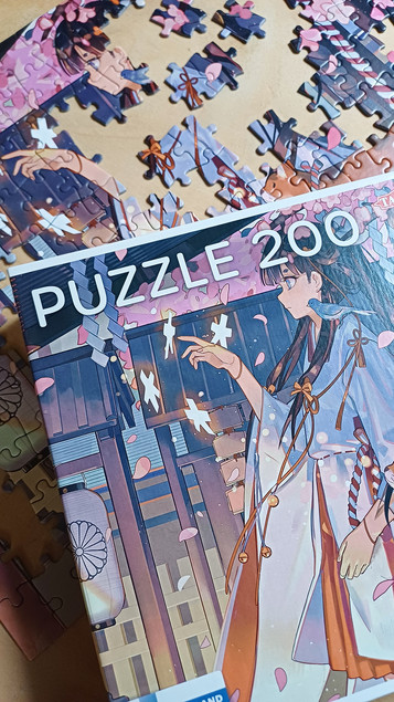 Puzzle Tactic 200 elementów Manga Anime Girl