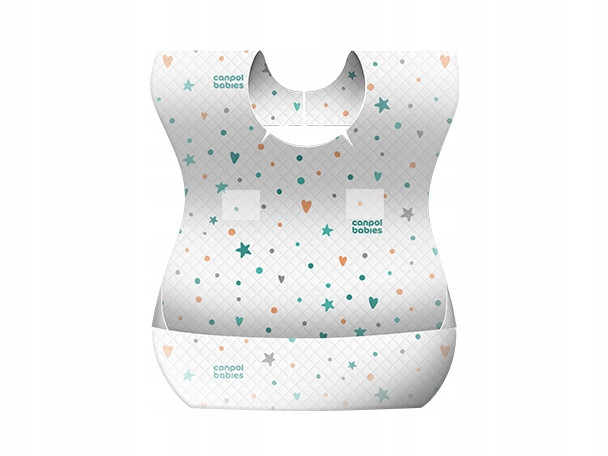 CANPOL BABIES Wodoodporne Śliniaki Jednorazowe z Kieszonką 10 szt. 1/800