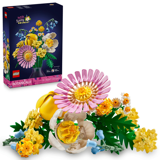 LEGO Botanicals 10347 Mały Słoneczny Bukiet – Wieczne Kwiaty