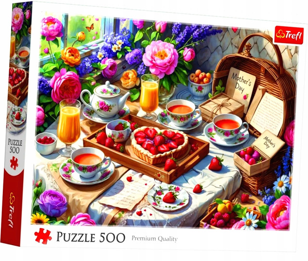 Puzzle Trefl 500 elementów Słodkości na Dzień Mamy