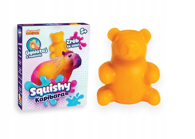 DUMEL ART SQUISHY KREATYWNY ZESTAW KAPIBARA ZRÓB TO SAM_3
