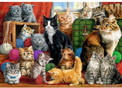 Puzzle 1000 Kocie spotkanie Trefl 10555