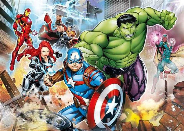 Puzzle 4w1 Avengers Clementoni 07722