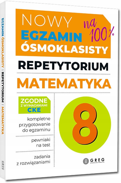 Repetytorium matematyka egzamin ósmoklasisty 2026 GREG