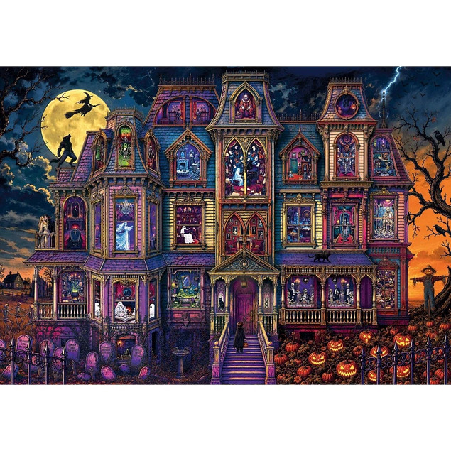 Trefl Puzzle Premium Plus Quality 1000 el. At-Home Fantasy: Dom strachów