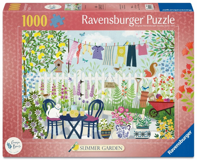 Puzzle Letni ogród 1000 elementów Ravensburger 017547
