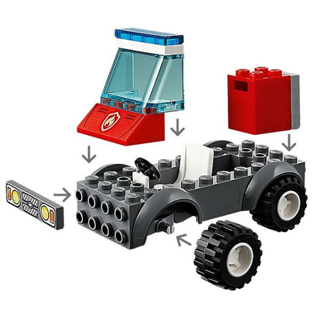 Płonący grill klocki zestaw CITY 60212 LEGO