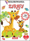 Kolorowanka z naklejkami. Żyrafy