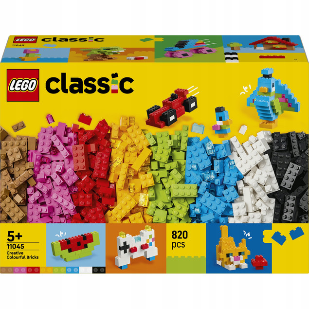 LEGO Classic 11045 Kolorowe Klocki Kreatywne – Zestaw dla Dzieci 5+