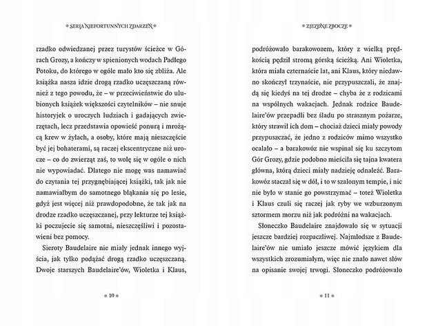 Zjezdne zbocze. Seria niefortunnych zdarzeń. Tom 10 Brett Helquist, Lemony Snicket