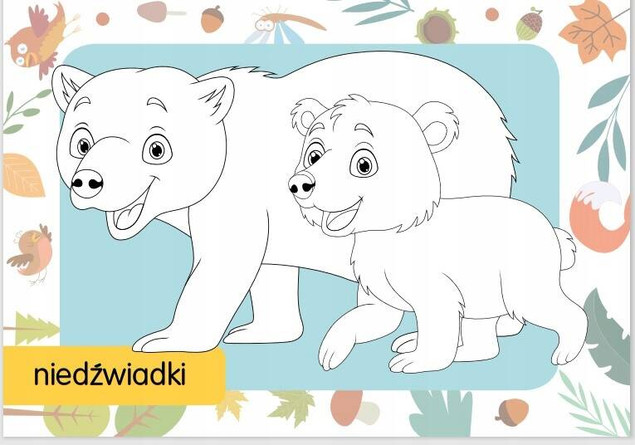 Kolorowanka Z Tatuażami Zwierzęta Leśne 3+ Skrzat