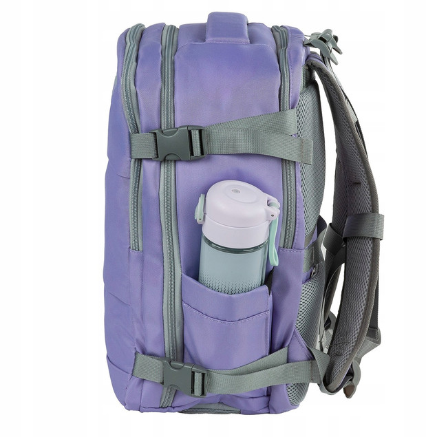 Plecak kabinowy 40×30×20 cm – 24 L, fioletowy, BackUp