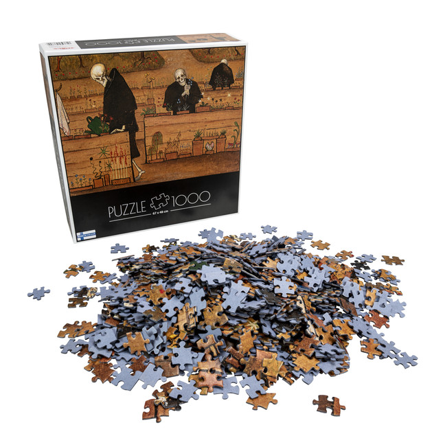 Puzzle Tactic Hugo Simberg Kuoleman puutarha 1000 el. Fińskie