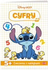 Disney Uczy Stitch Ćwiczenia z naklejkami Cyfry 5+ Praca zbiorowa