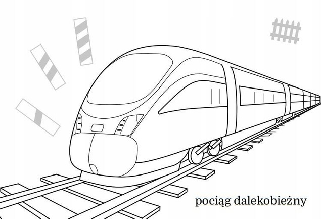 Kolorowanka Maluszkowe Malowanie Pociągi 2+ Skrzat