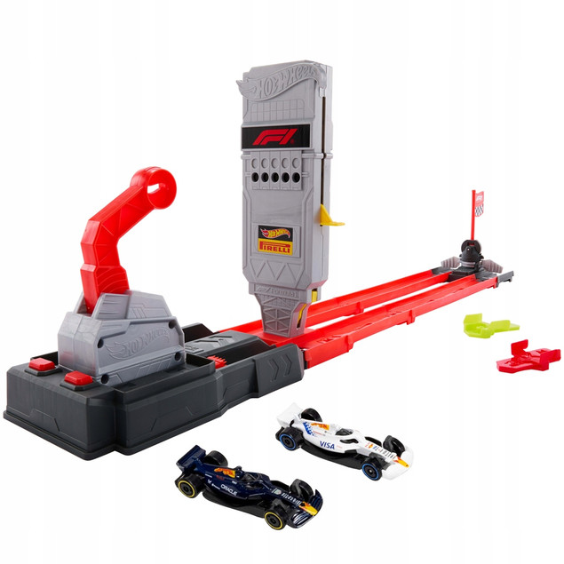 Hot Wheels F1 Grid Start: Zestaw Torów Wyścigowych Formuły 1 z Bolidami – Mattel