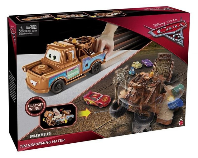 Samochodzik Złomek rozkładane auta Cars Mattel