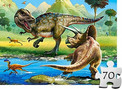 PUZZLE 70 CASTORLAND DINOZAURY 5+